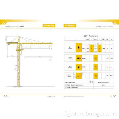 New FS4510 Tower Crane (QTZ50)
